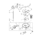 Jenn-Air JDB8700AWS0 pump, washarm and motor parts diagram