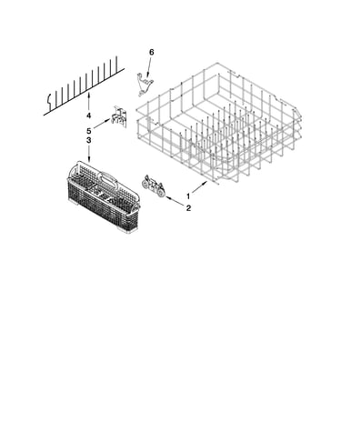 Lower rack parts
