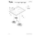 Whirlpool GY399LXUB04 cooktop parts diagram