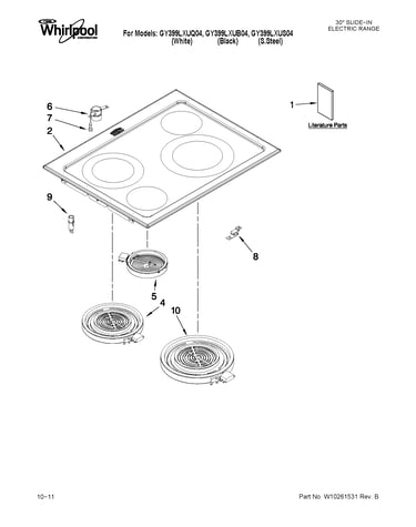 Cooktop parts