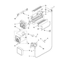 Whirlpool W8FXNGMWQ00 icemaker parts diagram