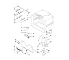KitchenAid KFCS22EVMS3 freezer liner parts diagram