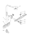 Upper wash and rinse parts