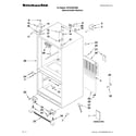 KitchenAid KFCS22EVMS4 cabinet parts diagram