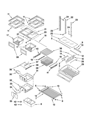 Shelf parts