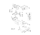 KitchenAid KEMS378SWH05 cabinet and stirrer parts diagram