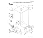 Whirlpool GSS30C6EYF00 cabinet parts diagram