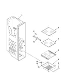 Freezer liner parts