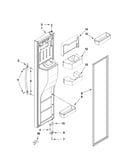 Freezer door parts