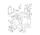 Whirlpool WFE366LVB1 chassis parts diagram
