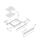 Drawer and rack parts