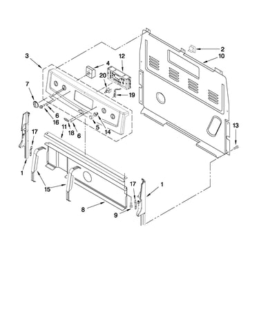 Control panel parts