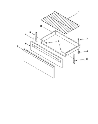 Drawer & broiler parts