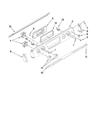 Control panel parts