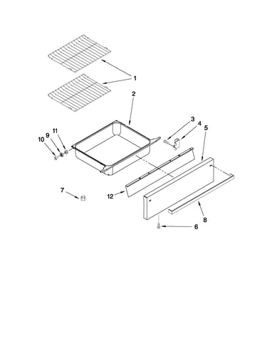 Drawer & rack parts