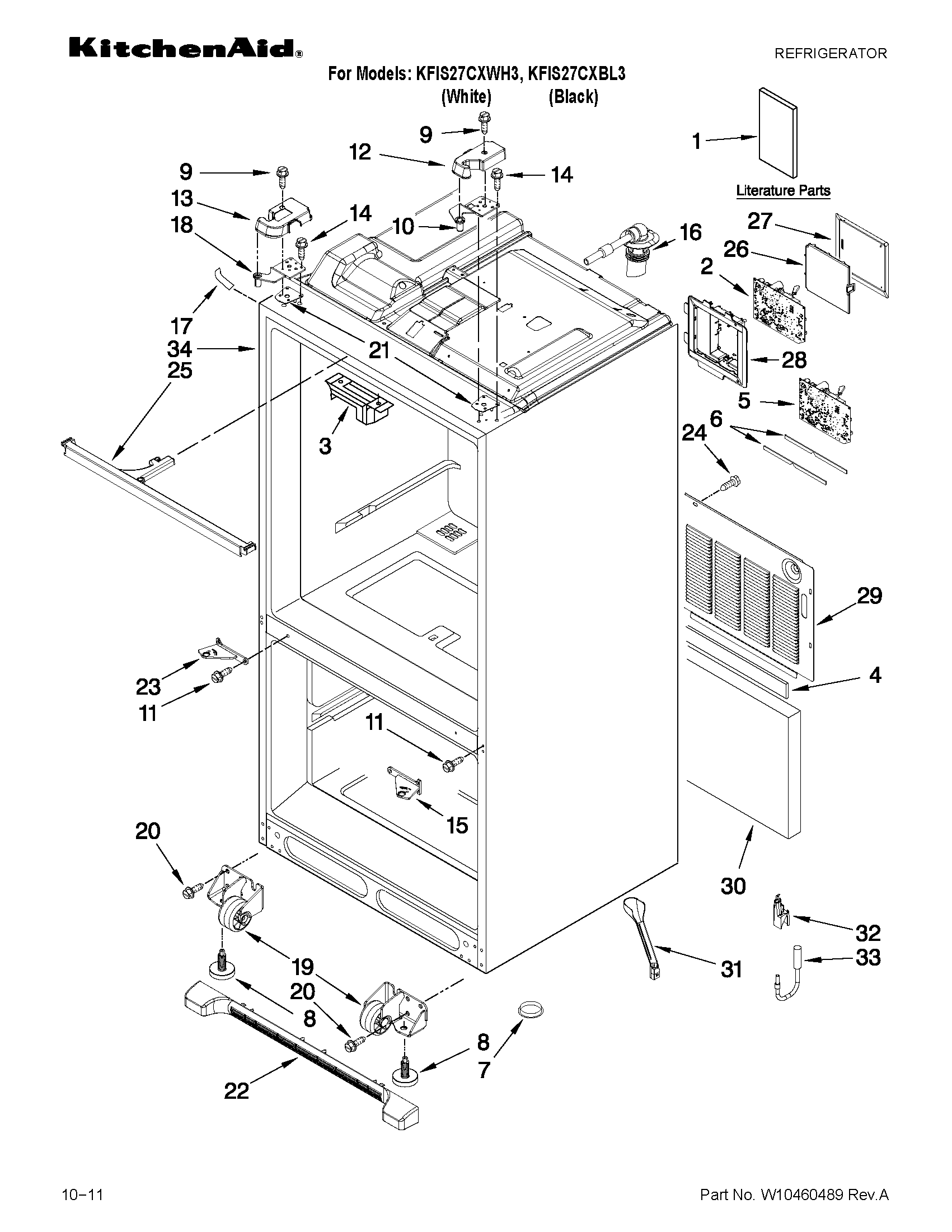 CABINET PARTS