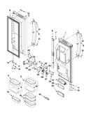 Refrigerator door parts