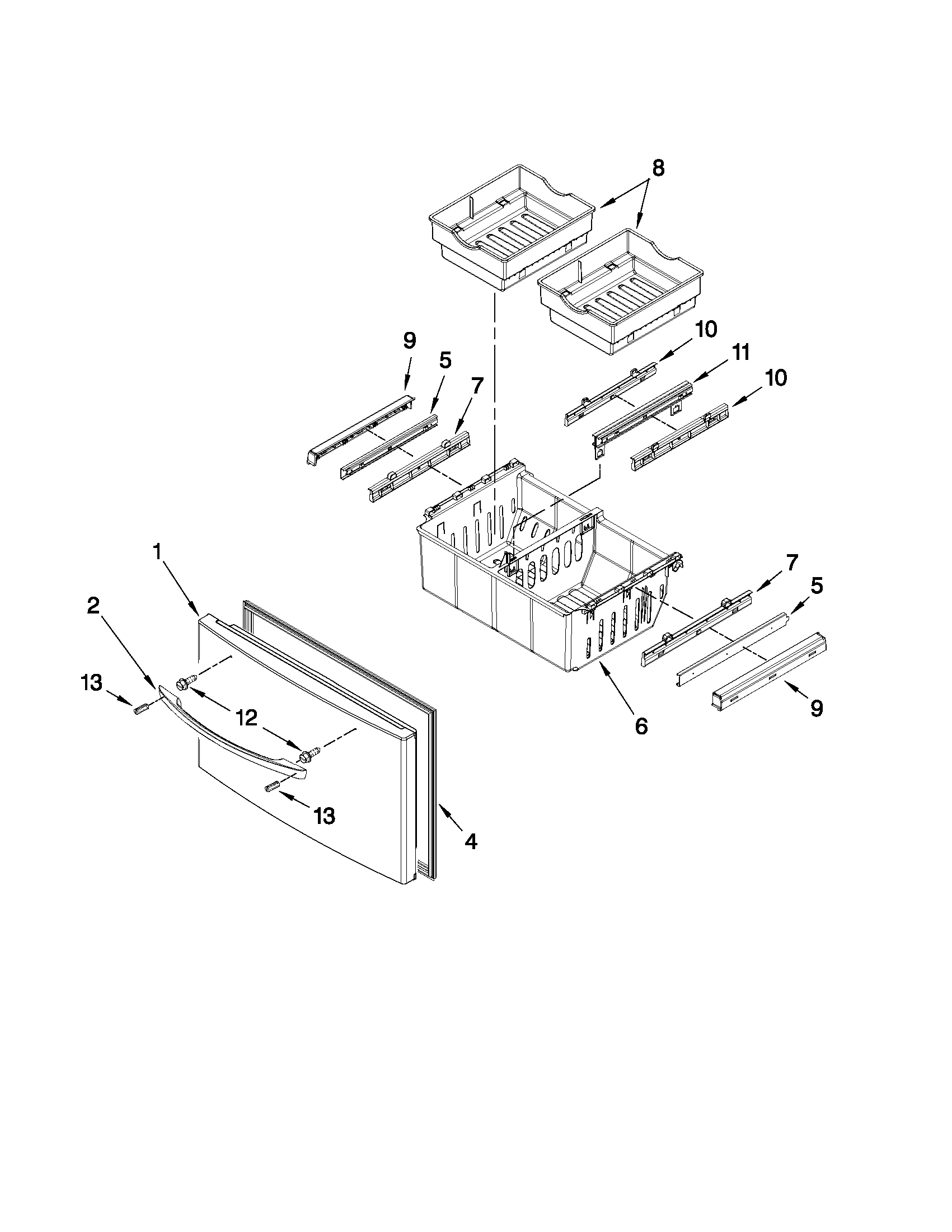 FREEZER DOOR PARTS