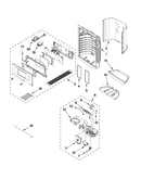 Dispenser front parts