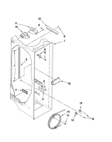 Refrigerator liner parts