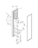 Freezer door parts