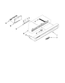 Control panel and latch parts