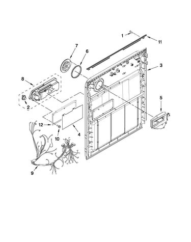 Inner door parts