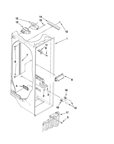 Refrigerator liner parts