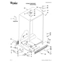 Whirlpool ED5GVEXVD07 cabinet parts diagram