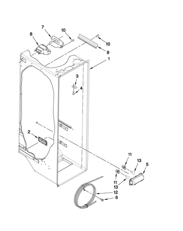 Refrigerator liner parts