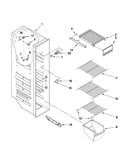 Freezer liner parts