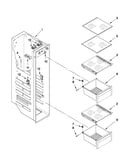 Freezer liner parts