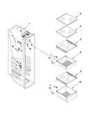 Freezer liner parts