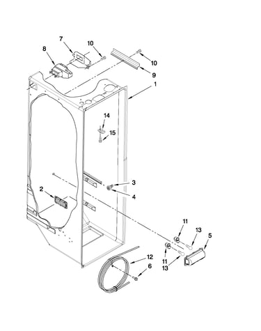 Refrigerator liner parts