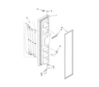 Whirlpool ED5PVEXWS11 freezer door parts diagram