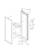 Refrigerator door parts