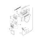Whirlpool WSF26D2EXS02 icemaker parts diagram