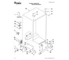 Whirlpool GSS26C5XXY03 cabinet parts diagram