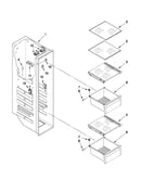 Freezer liner parts