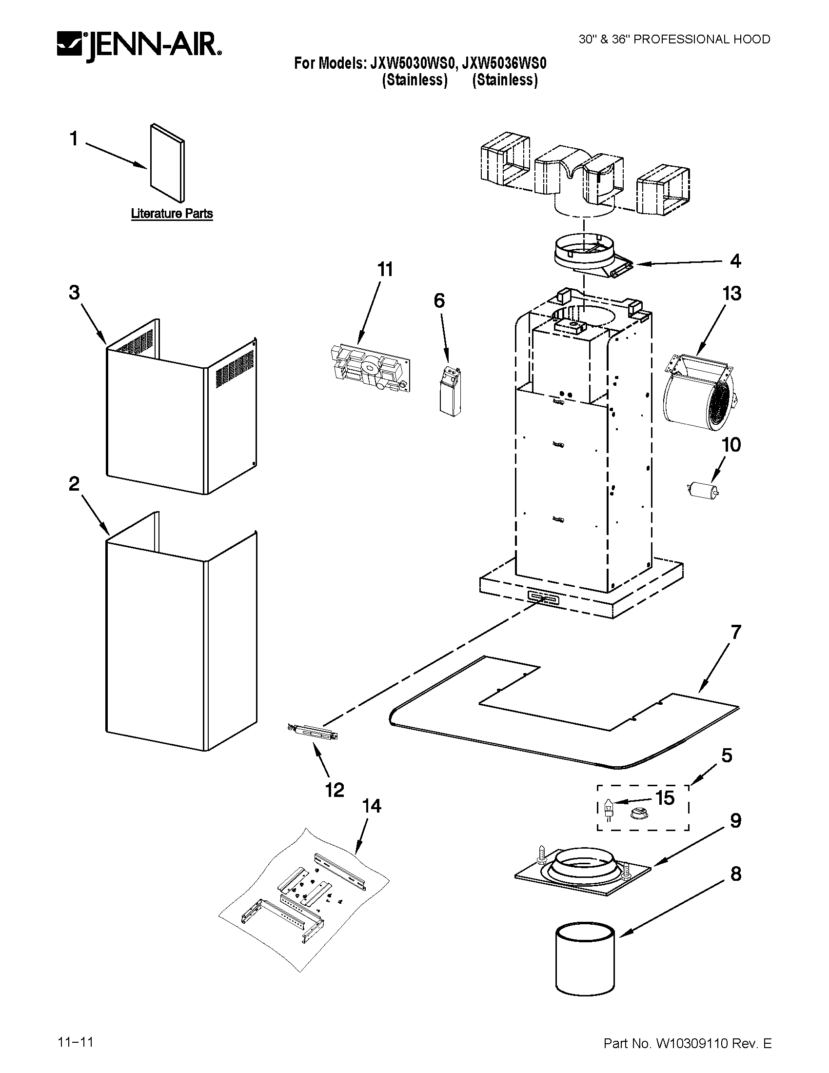 Hood parts