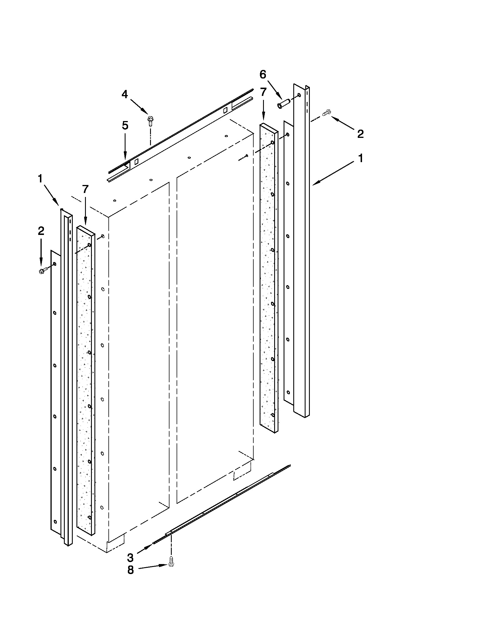 Cabinet trim parts