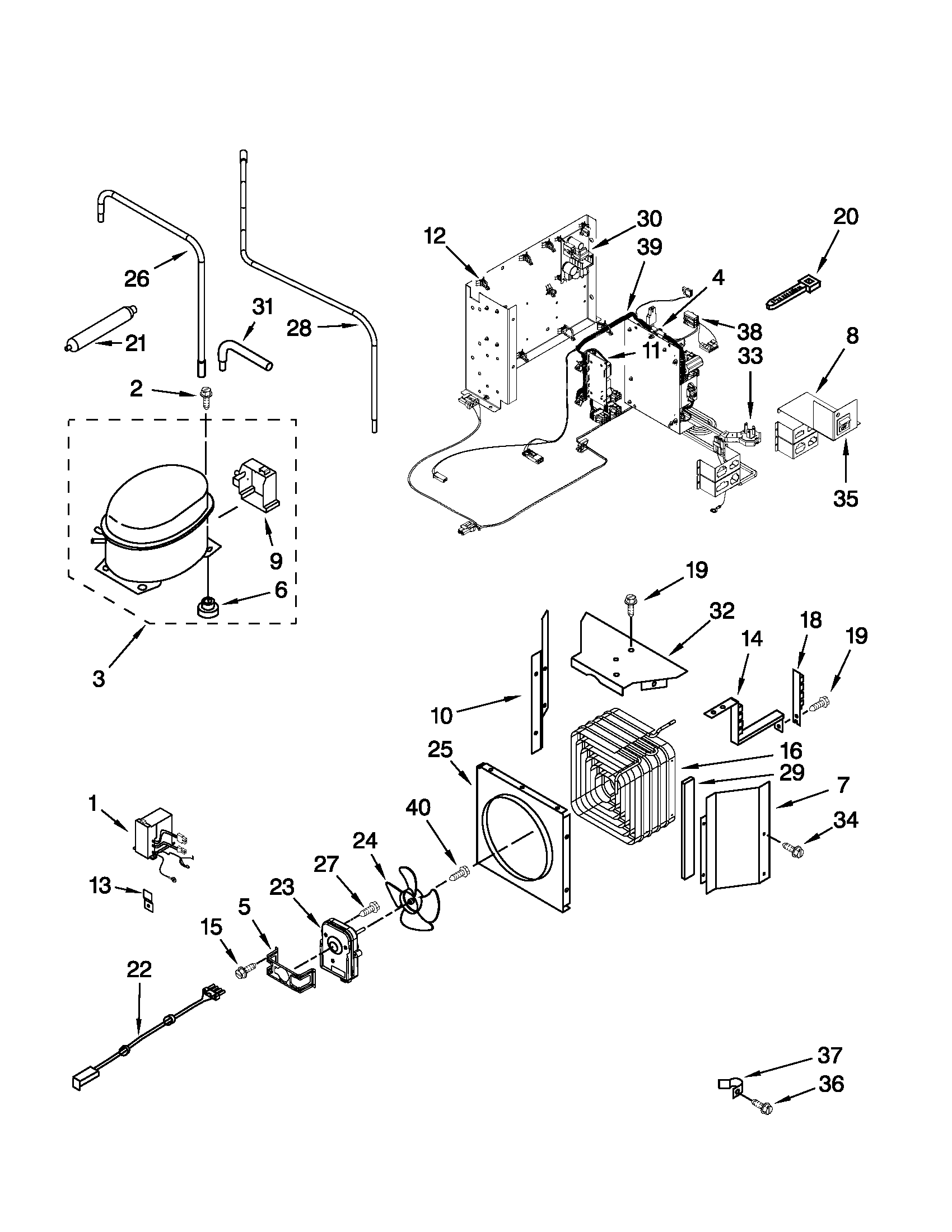 Upper unit parts