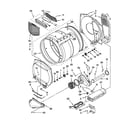 Maytag 3RMED4905TW2 bulkhead parts diagram