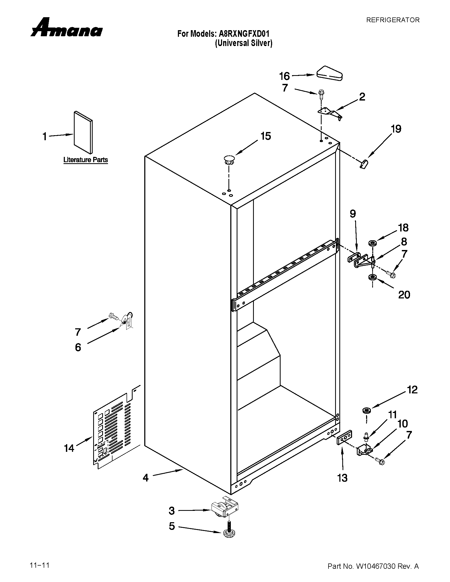 Cabinet parts