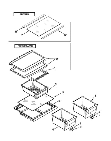 Shelf parts