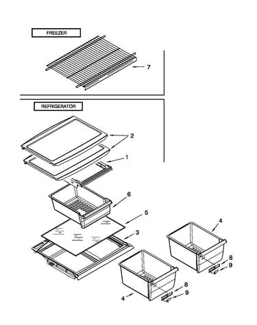 Shelf parts