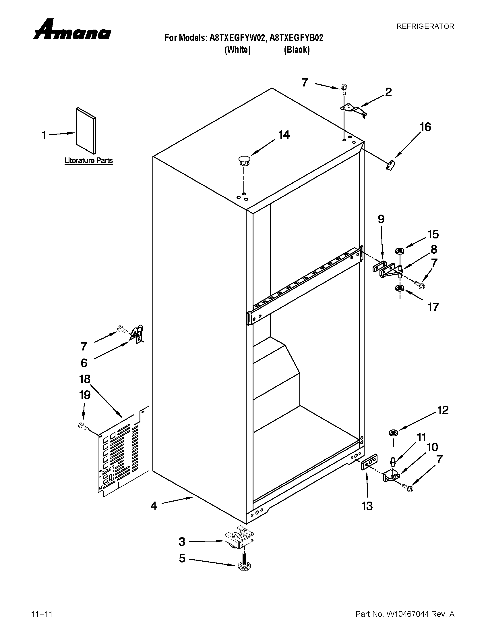Cabinet parts