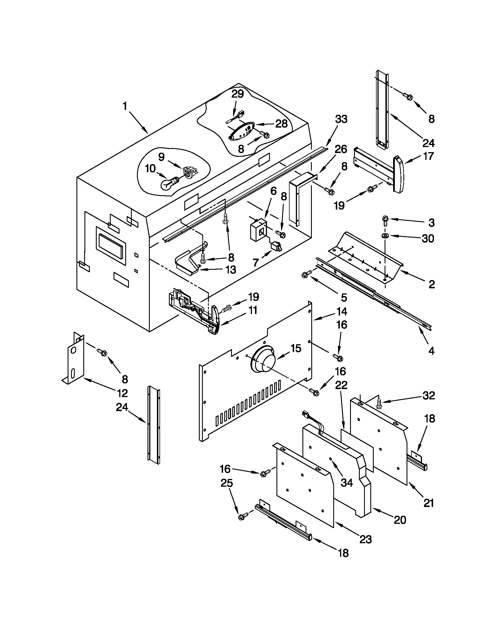 FREEZER LINER PARTS