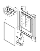 Refrigerator door parts