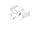 KitchenAid KBRC36FTS02 top grille and unit cover parts diagram